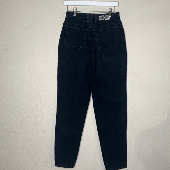 VTG 80s Bongo Jeans Ultra High Waist Straight Leg Black Sz 13 (28) 90s  USA Made - Picture 13 of 15